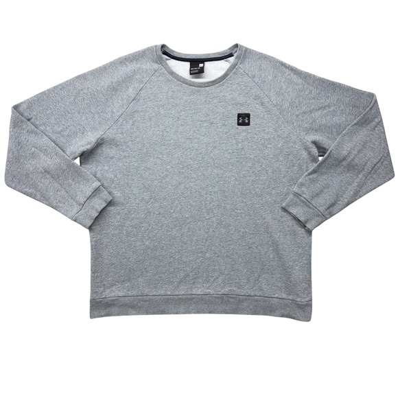 Under Armour Other - Under Armour Mens Rival Fleece‎ Sweatshirt Gray Crewneck XL 1320738 Pullover